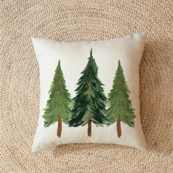 Christmas Tree 🎄 Linen Cushion Cover (Case Only) - Picture 2 of 3
